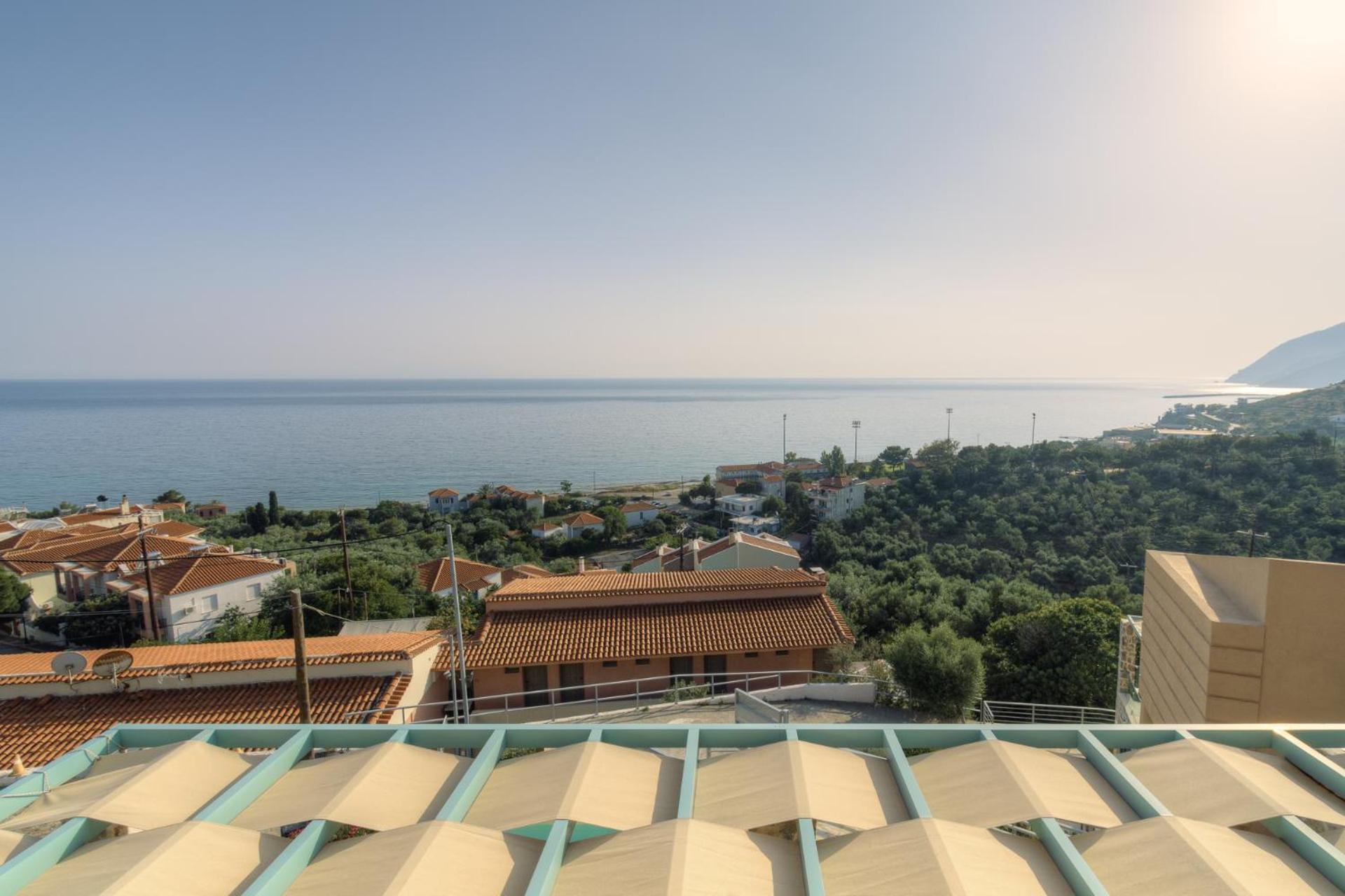 Ouzo Panoramic Houses 2, With Private Pool Plomari Zewnętrze zdjęcie