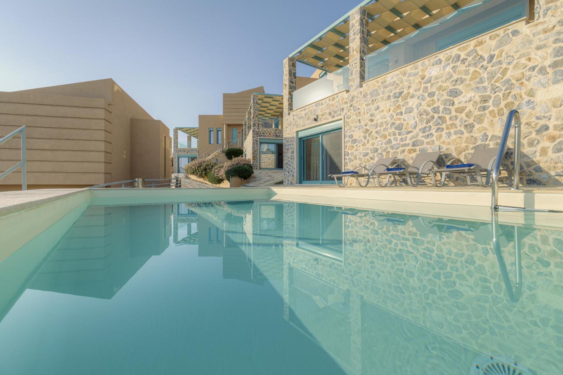 Ouzo Panoramic Houses 2, With Private Pool Plomari Zewnętrze zdjęcie