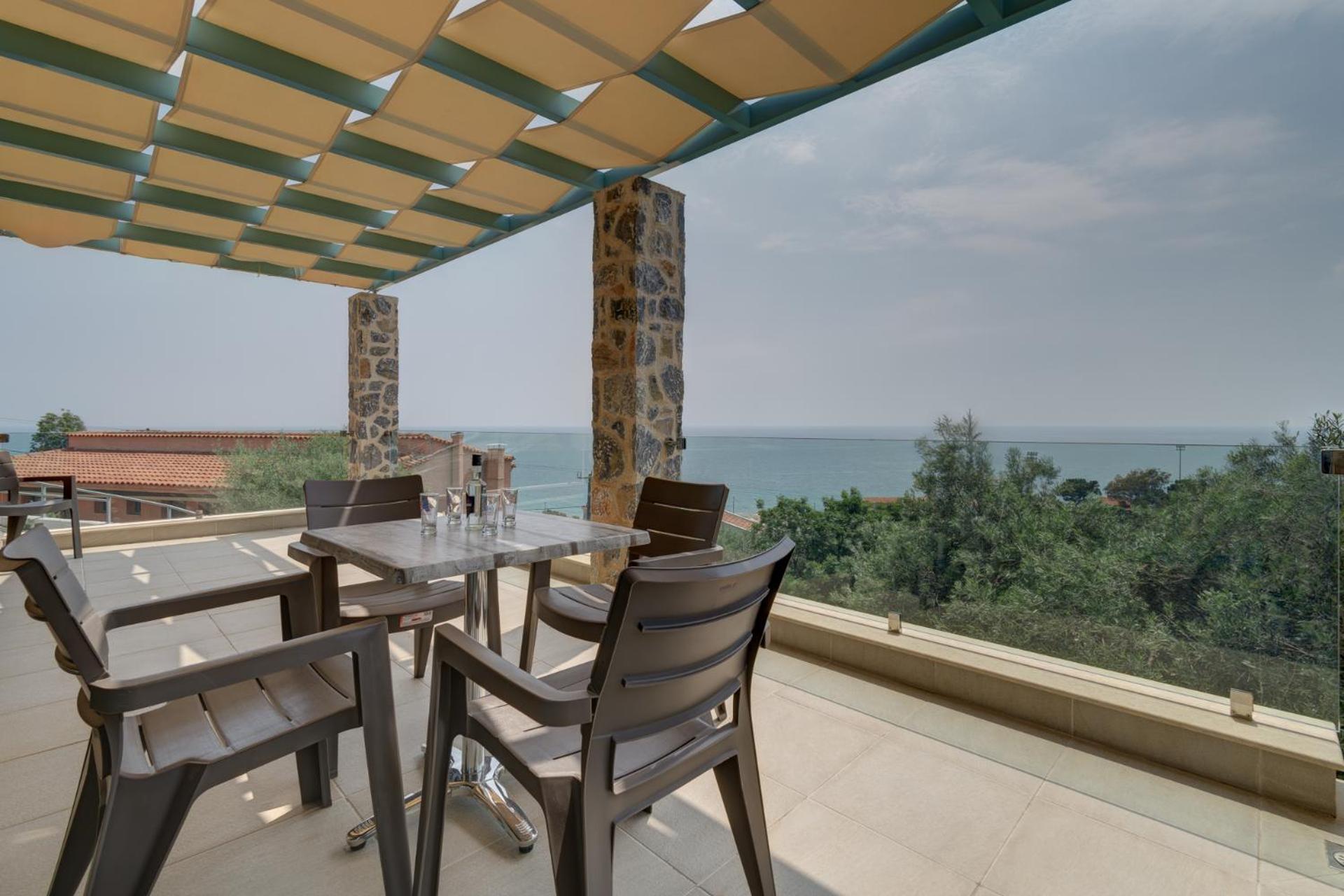 Ouzo Panoramic Houses 2, With Private Pool Plomari Zewnętrze zdjęcie